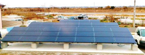 産業用太陽光発電　野立設置　エコルート