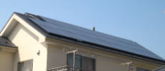 シャープ太陽光発電スレート屋根設置例